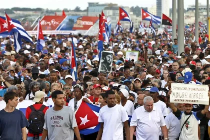 Caracas is on edge... Protests rock Venezuela and Maduro's son accuses Washington of plotting armed action.