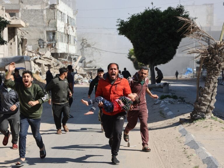 Six people, including four children, were killed by Israeli fire in the Gaza Strip