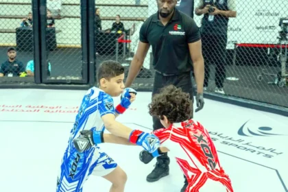 منافسات حماسية في افتتاح بطولة الإمارات الوطنية السادسة للفنون القتالية المختلطة بالعين