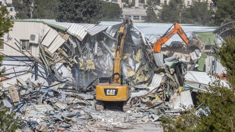 The European Union condemns the demolition of UNRWA headquarters in East Jerusalem and affirms its continued full support for the agency.