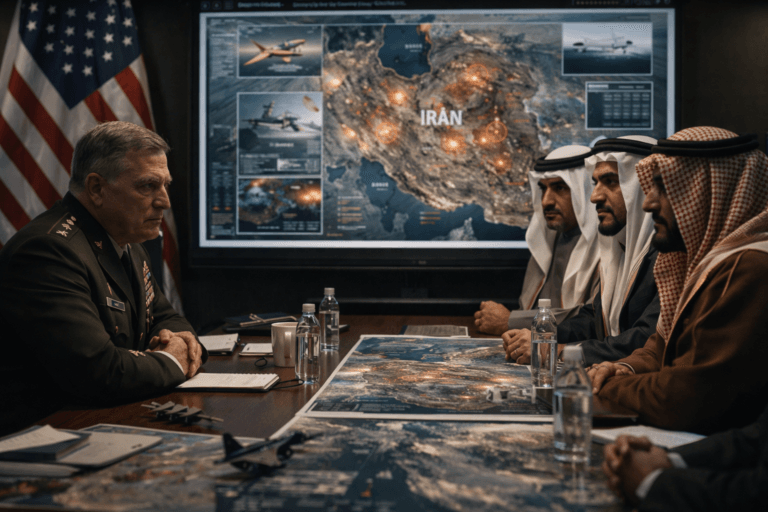 An Arab official: Washington is excluding its Gulf allies from its military plans against Iran.