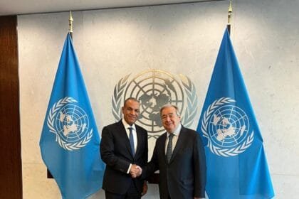 The Egyptian Foreign Minister discusses developments in Gaza and Sudan with Guterres