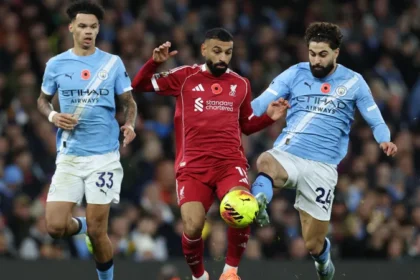 محمد صلاح ينتظر رقمًا قياسيًا جديدًا أمام مانشستر سيتي بالدوري الإنجليزي