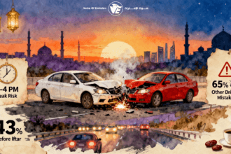 دراسة: أنماط الحوادث المرورية خلال شهر رمضان في الإمارات العربية المتحدة
