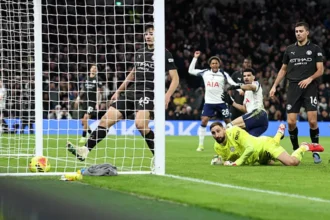 مانشستر سيتي يسقط في فخ التعادل أمام توتنهام بالدوري الإنجليزي