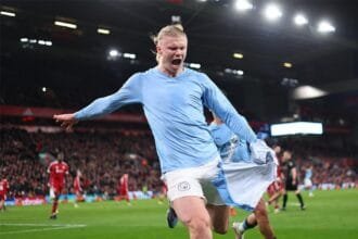 إرلينج هالاند لاعب مانشستر سيتي