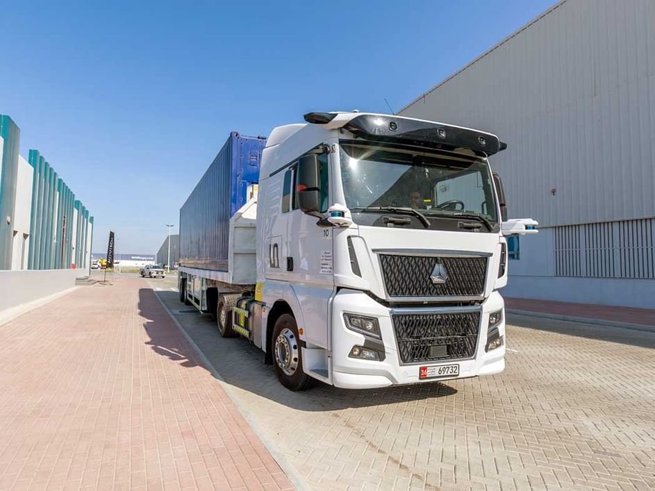 Abu Dhabi.. Integrated Transport launches first regional trial of operating self-driving trucks