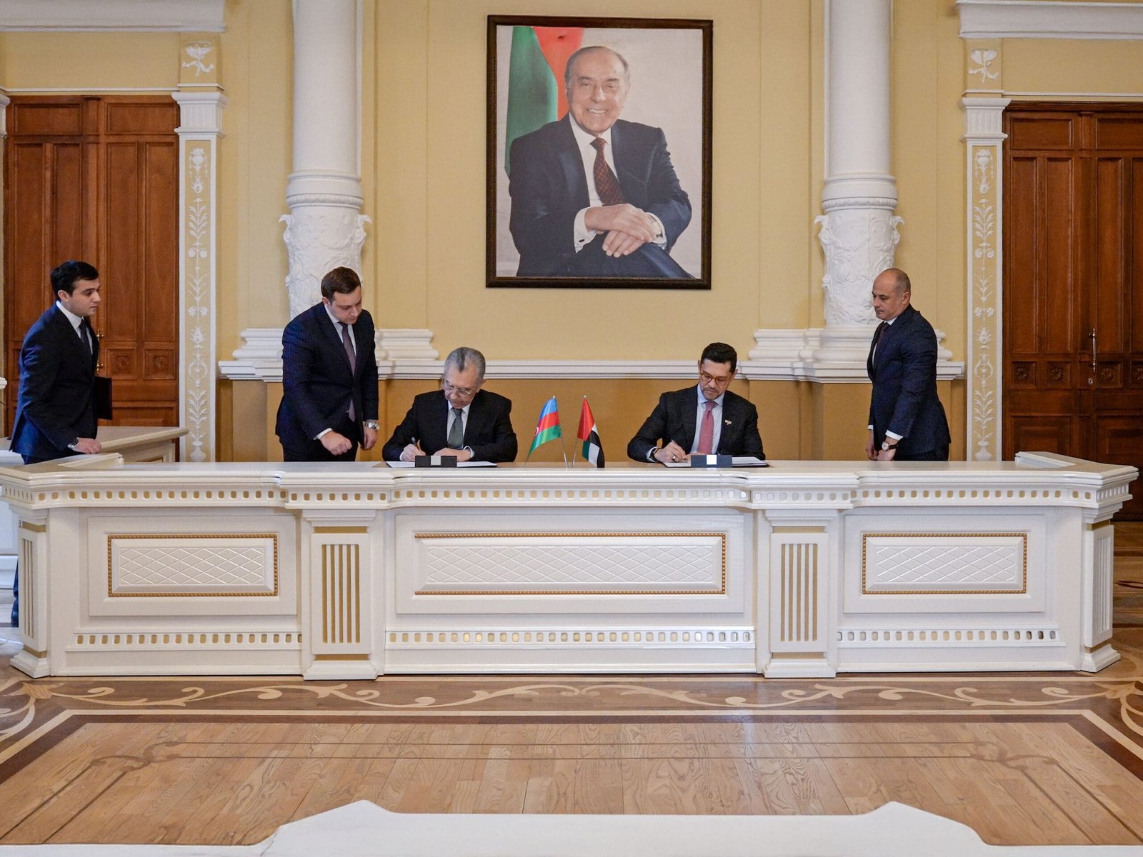 With the aim of strengthening cooperation frameworks.. Abu Dhabi and Baku sign a twinning agreement to enhance urban cooperation