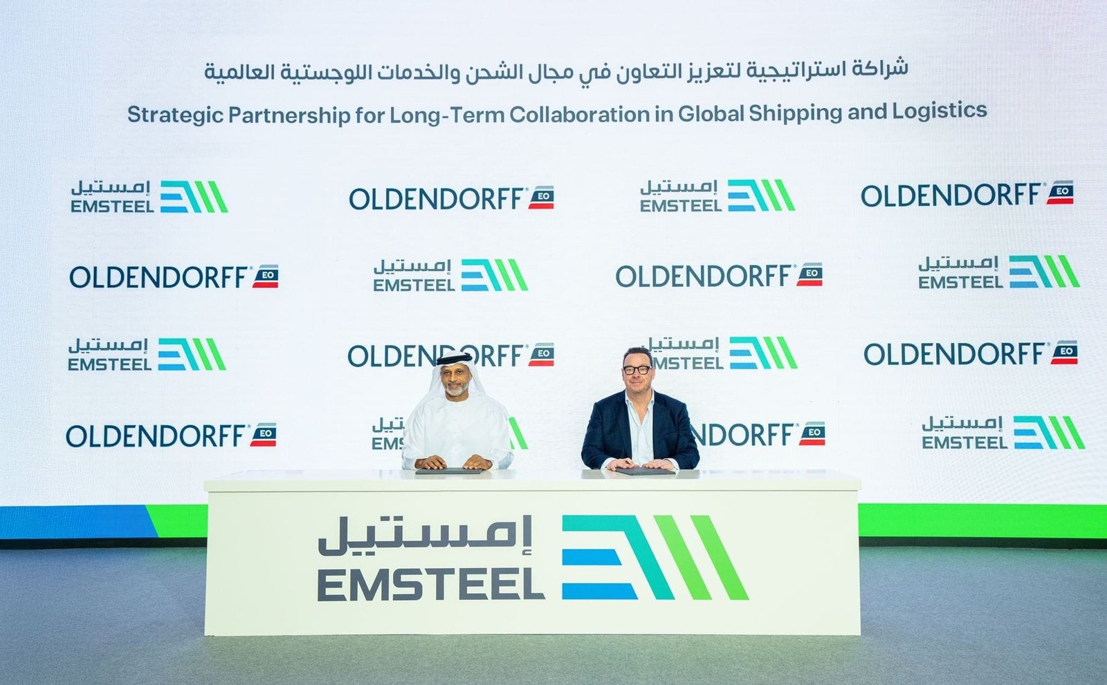 Worth 600 million dirhams. Emstel and Oldendorf Carriers conclude a maritime transport agreement for raw materials