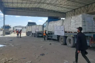 In partnership with the UAE and Bahrain, 100 tons of urgent aid were sent to Gaza via the Rafah crossing.