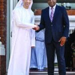 The UAE and Zambia discuss strengthening trade and investment relations.