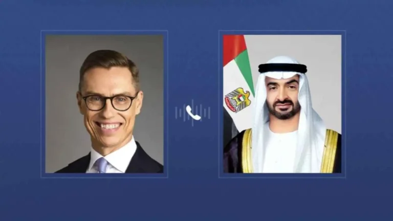 الإمارات وفنلندا تبحثان هاتفياً تعزيز التعاون الثنائي والاستثمارات المستقبلية