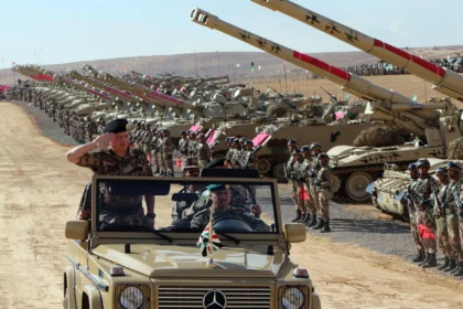 A field rotation in peacekeeping missions: The Jordanian army deploys an aircraft unit to Congo and receives the returning force.