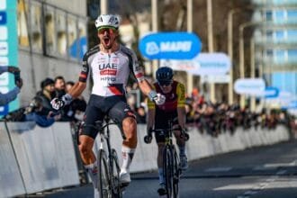 A double win for Emirates Cycling and an enhancement to its early lead in the 2026 season
