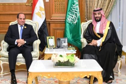 Sisi and the Saudi Crown Prince, speaking from Jeddah, stressed the need to avoid escalation in the region.