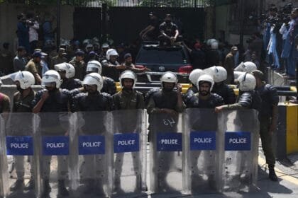 Pakistani police regain control of a town in Balochistan after a 3-day battle; 58 killed and 197 militants captured.