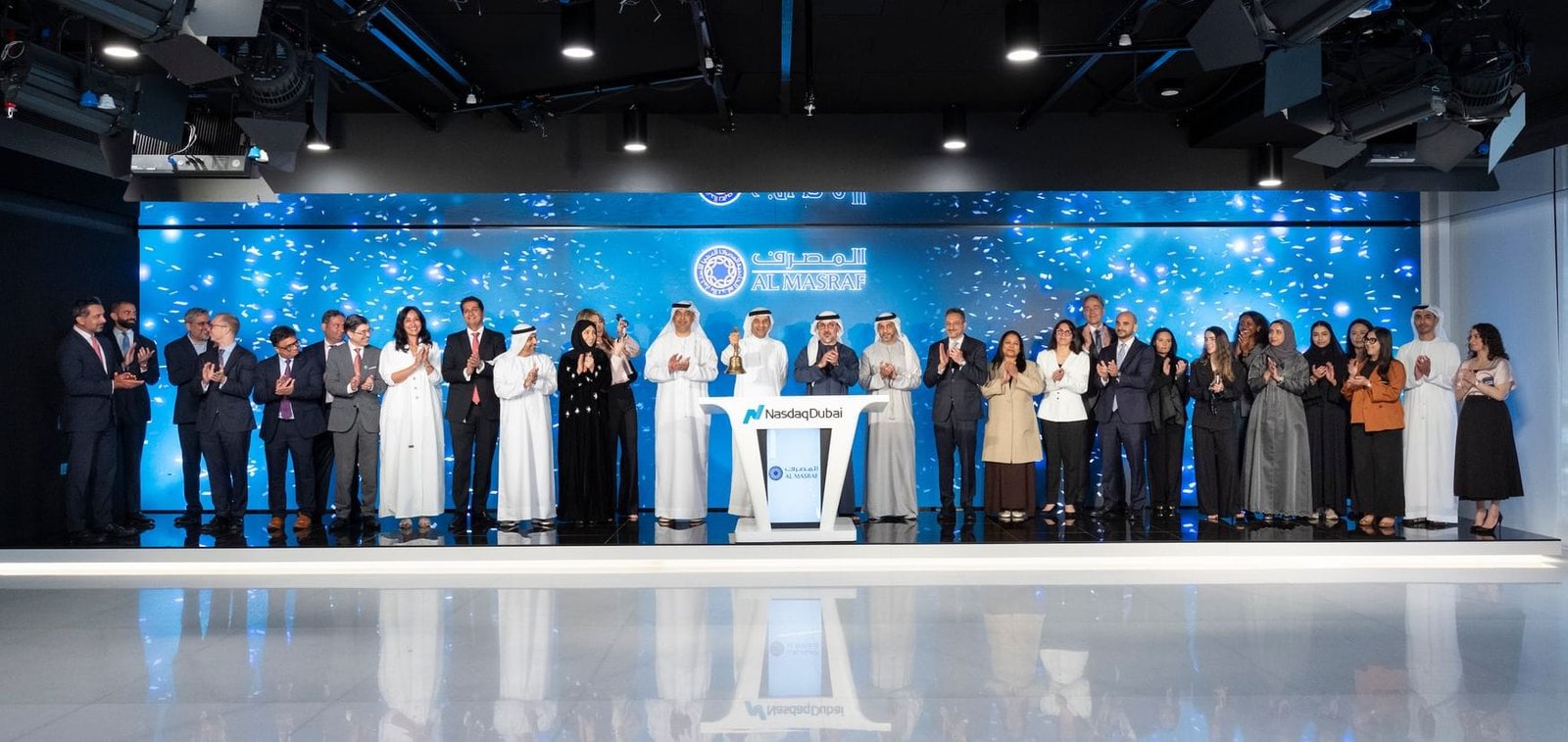 Worth $500 million.. Al Masraf Bank lists its first bond in Nasdaq Dubai