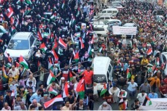 تظاهرات حاشدة في "لحج" ترفض عودة العليمي وتجدد التفويض للزبيدي