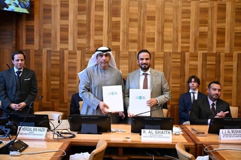 Switzerland.. Signing an agreement to establish a research center for human brotherhood
