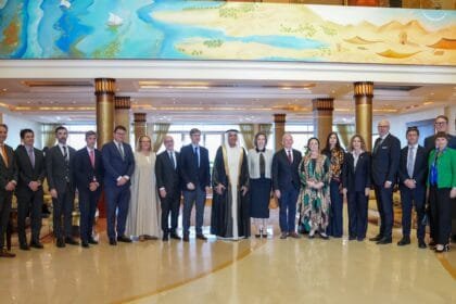 The Ruler of Ras Al Khaimah discusses with EU ambassadors enhancing cooperation in vital sectors