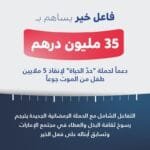 Worth 35 million dirhams. A generous donation from a "philanthropist" in support of the "Limit Life" campaign