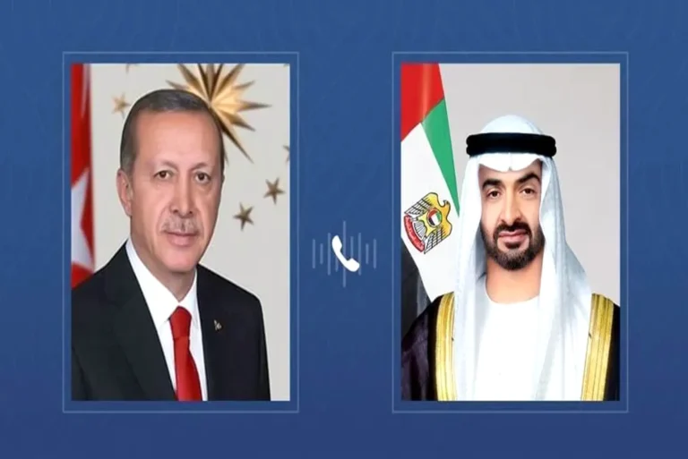 رئيس الدولة والرئيس التركي يبحثان تعزيز الشراكة والتطورات الإقليمية