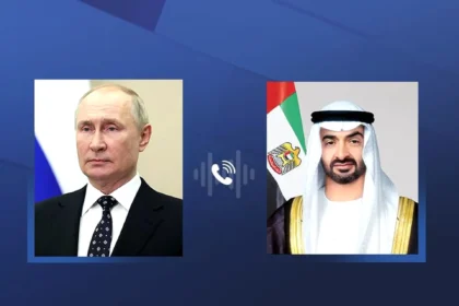 رئيس الدولة والرئيس الروسي يبحثان هاتفياً تعزيز العلاقات الثنائية والتطورات الإقليمية