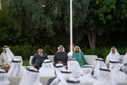 The President of the UAE receives the Rulers of the Emirates and the Crown Prince of Indonesia on the occasion of Ramadan