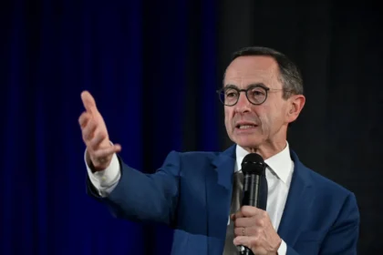 Bruno Retailleau, president of the French Republicans party