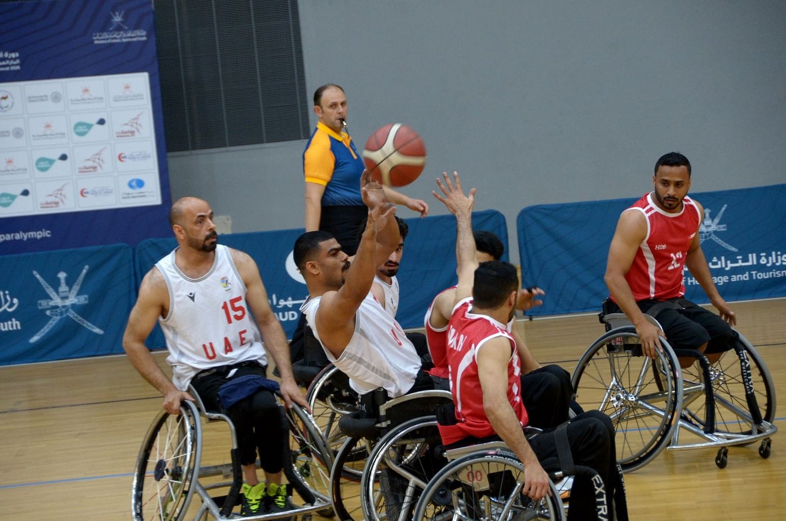 West Asia Paralympic Games open.. UAE wheelchair team beats Oman