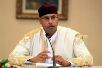 صدمة في ليبيا: بنى وليد تشيع سيف الإسلام القذافى وسط إجراءات أمنية مشددة