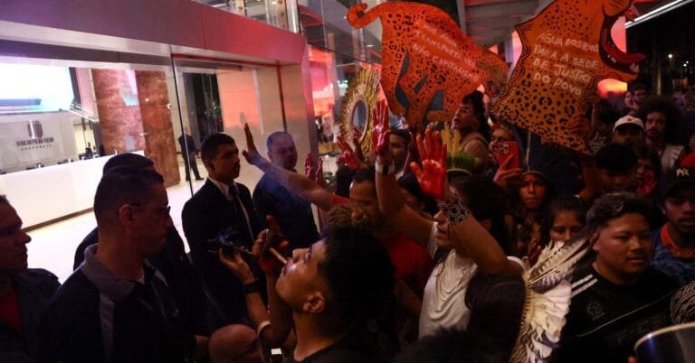 Protesters occupy Cargill's Santarém port terminal in Brazil and halt operations.