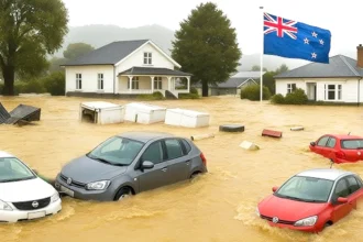 فيضانات «تغرق نيوزيلندا».. انهيار الطرق وانقطاع الكهرباء