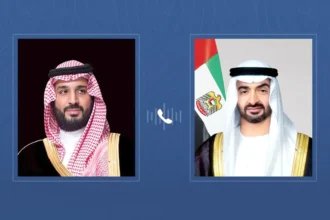 محمد بن زايد وولي العهد السعودي يبحثان هاتفياً التطورات في المنطقة والاعتداءات الإيرانية السافرة