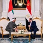 محمد بن زايد يستقبل السيسي في أبوظبي