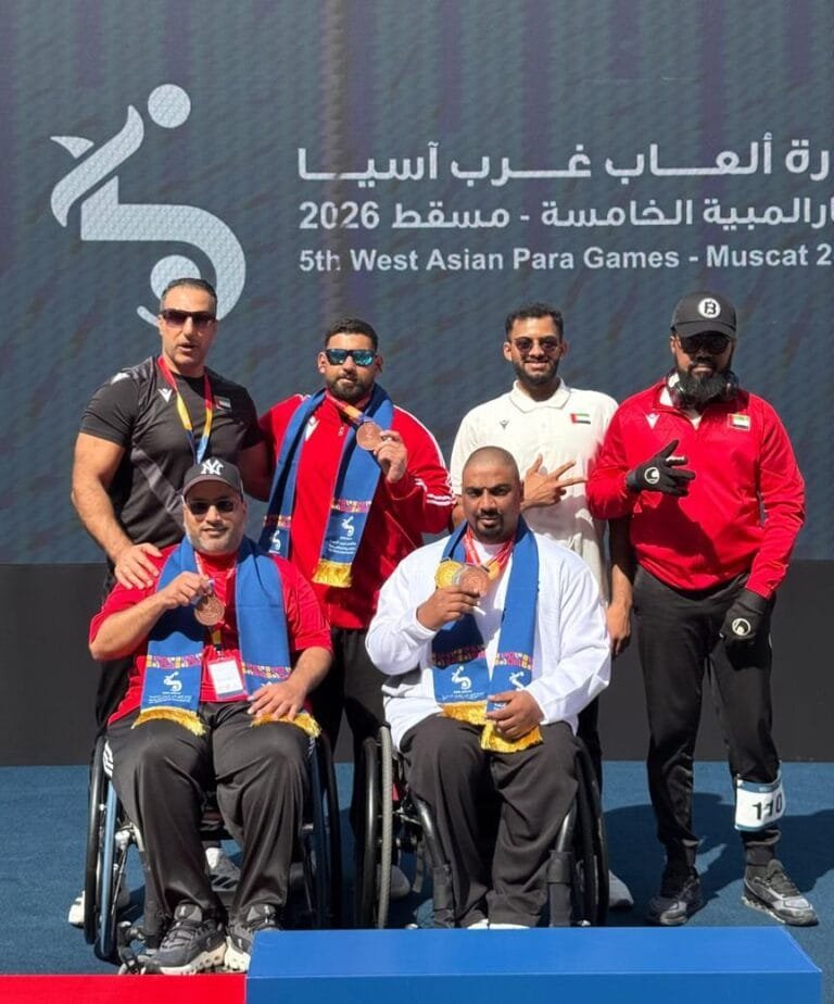 Medal harvest.. 39 medals for the UAE national team in the West Asia Paralympics