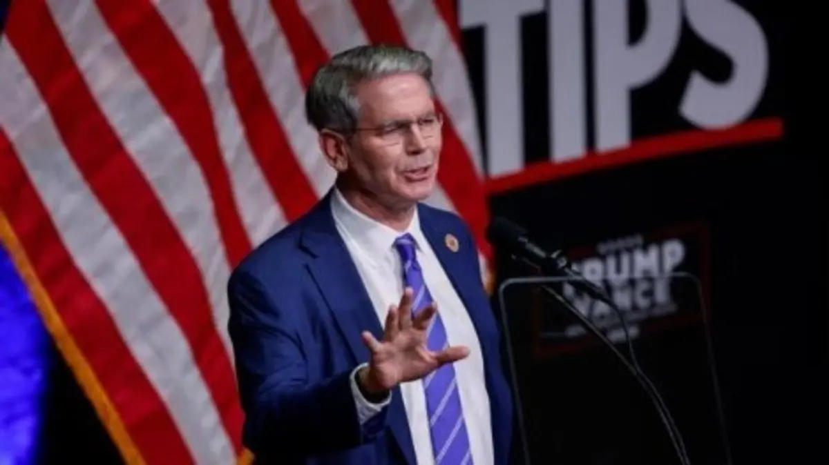 Besant warns Tehran: US military and financial power will not back down and all options are open.