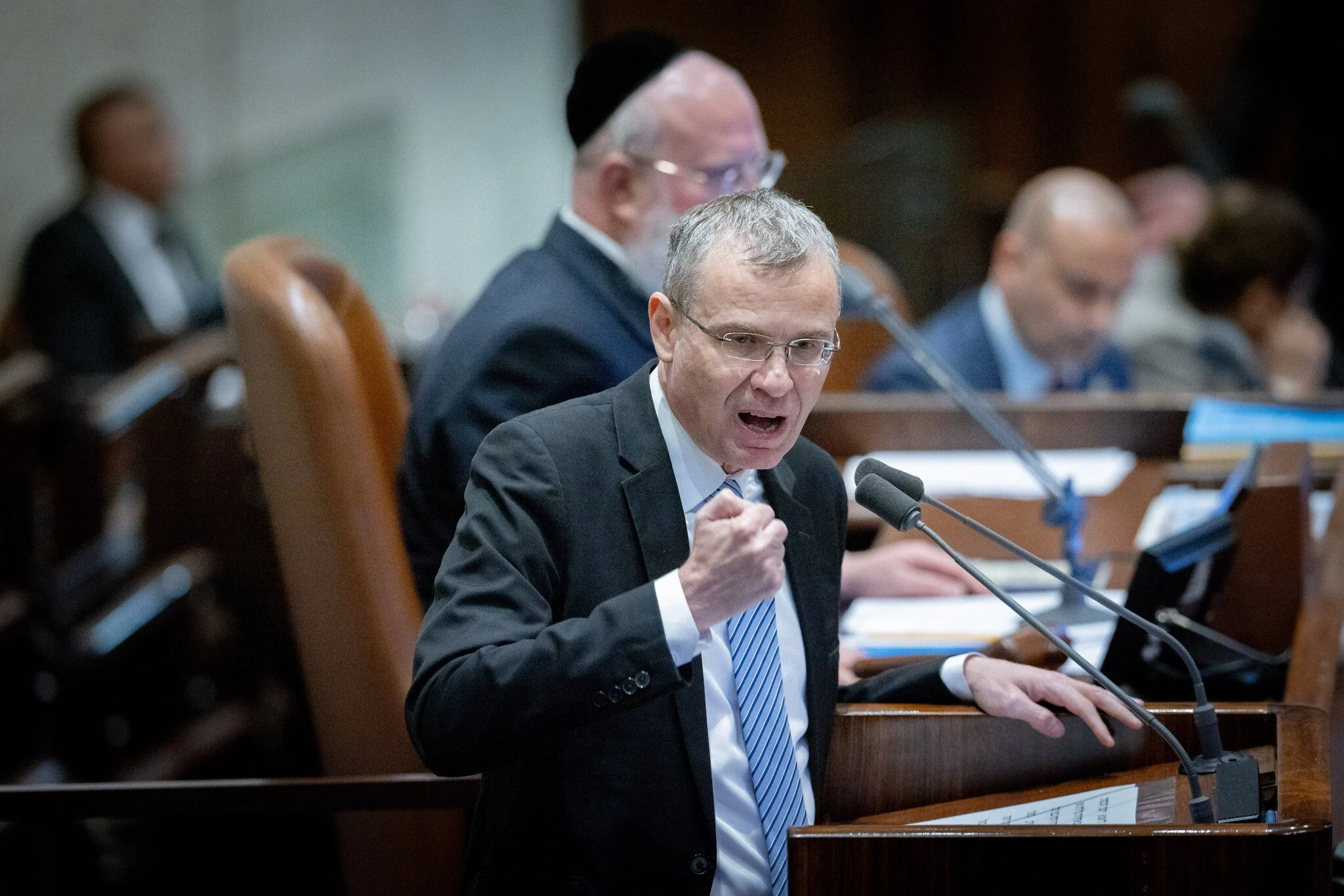 The European Union rejects Israeli accusations of seeking to overthrow the government.