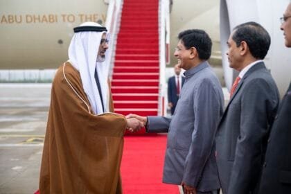 Abu Dhabi Crown Prince arrives in New Delhi to participate in the "AI Impact Summit"