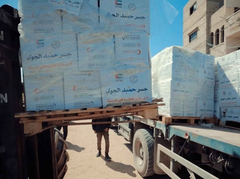 الفارس الشهم 3.. وصول أولى مساعدات "جسر حميد الجوي" إلى غزة