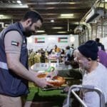 The Gentleman Knight 3.. Celebrating Eid al-Fitr with patients of the UAE Floating Hospital in Al-Arish