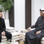 The President of the UAE and the Ukrainian President discuss cooperation relations and developments in the region