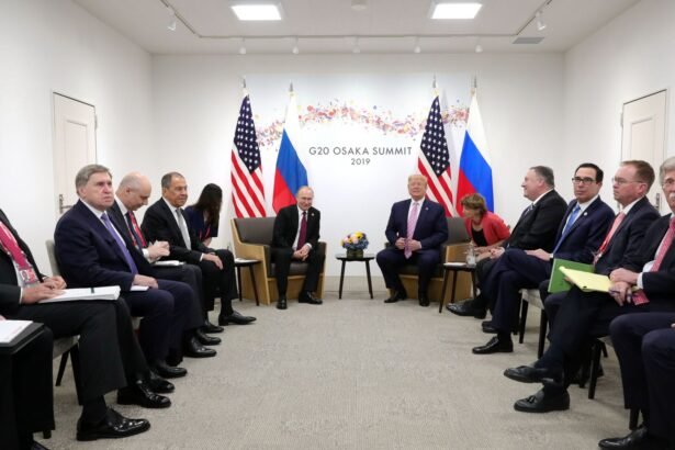 Russian parliamentary delegation during official meetings in the United States