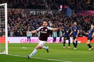 Aston Villa beat Lille 2-0 and secure their place in the Europa League quarter-finals
