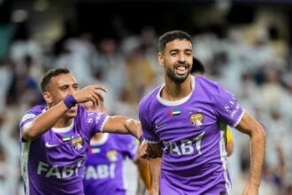 مباراة العين والوصل في الدوري الإماراتي