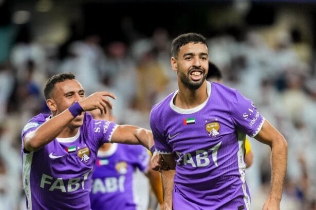 مباراة العين والوصل في الدوري الإماراتي