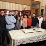 صناع"قلب شمس" يحتفلون بعيد ميلاد يسرا