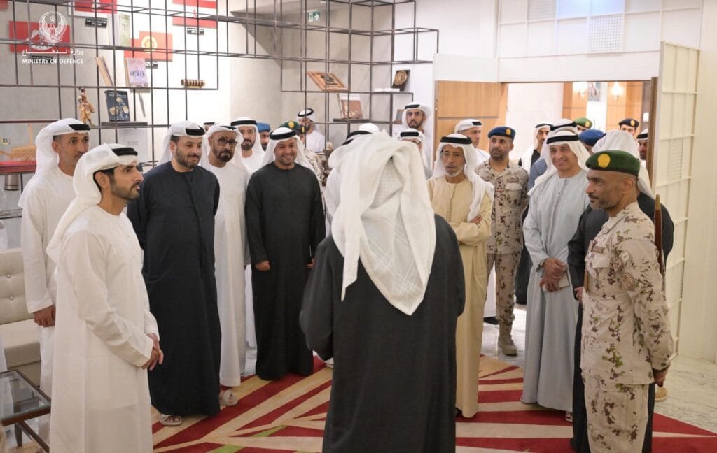 His Highness the President of the UAE at the Ministry of Defense