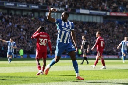 Liverpool vs Brighton match in the English Premier League