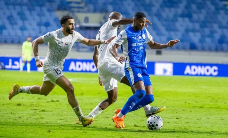 التعادل الإيجابي يحسم مواجهة النصر والبطائح في الدوري الإماراتي